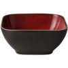 schaal palmer lava 12x12cm rood bruin